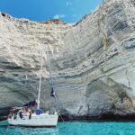 Merritt Patterson Instagram - Milos - the Greek island of private beaches, sail explorations and unobstructed views! @whitecoastmilos was the perfect private hideaway with fantastic food and the most incredible customer service. I dream about the hotel’s signature fragrance💭🤍🌊 Heaven. Make sure you dedicate one night to Medusa restaurant. Incredible authentic fresh Greek cuisine - get there early no reservations. #whitecoastmilos #Milos #travel #luxuryhotels