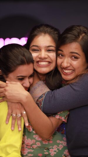 Mersheena Neenu Instagram - Pre-Engagement Surprise by My Girls💍😘

4 days to go🙈💞

Cake- @utterly_butterly_bakes 
Cafe- @huddlescafe 
Vc- @anu_memories_