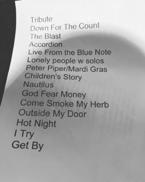 Meshell Ndegeocello Instagram - @talibkweli setlist tonight