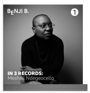 Meshell Ndegeocello Instagram - I LOVE YOU @benjib 
Long live the DJ for now, forever , for you !  @bbc6music