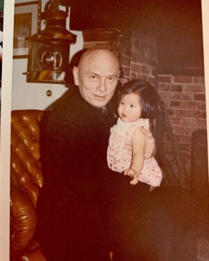 Mia Farrow Instagram - Missing Lark, my beloved angel who died one terrible Christmas night.  Years have passed and I love and miss her more than ever. In this photo she is with her Godfather, Yul Brynner- dearest family friend.  I think, the hardest part of growing older is losing so many of the people we deeply love