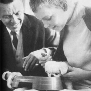Mia Farrow Instagram - Frank loved dogs. He had a wonderful golden lab named Ringo when i met him. But it was a later addition to the household- our puppy Eliza who came to his recording sessions- and watched ball games beside him.  They were inseparable
