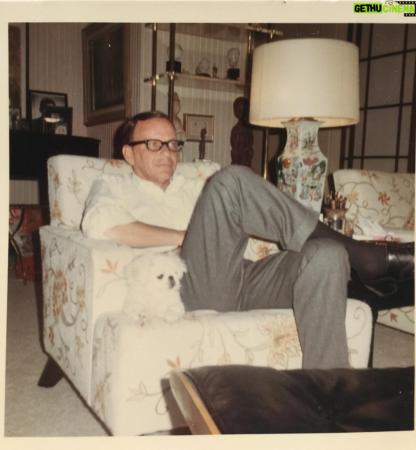 Mia Farrow - 3.8K Likes - Frank loved dogs. He had a wonderful golden lab named Ringo when i met him. But it was a later addition to the household- our puppy Eliza who came to his recording sessions- and watched ball games beside him. They were inseparable