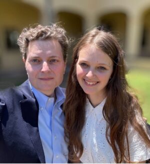 Mia Farrow Instagram - Happy Graduation Day Maureen!! 💝 my grandchild, with her dad, my son Fletcher (Previn)