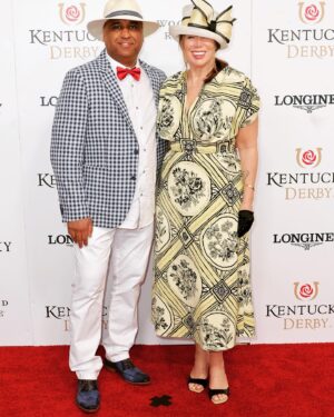 Mia Michaels Instagram - On our first red carpet together at the @kentuckyderby . What a wonderful time we had!!! Thank you @lelarose @jimmychoo @amyjooriginalhats for making me feel so lovely ♥️#govyral #kentuckyderby #churchilldowns #racehorses_of_instagram