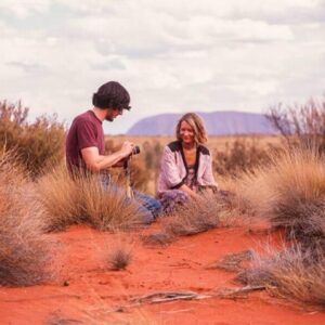 Mia Wasikowska Instagram - Adam Driver and Mia Wasikowska in Tracks. #tracks #miawasikowska #adamdriver #johncurran