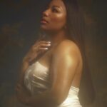 Mica Burton Instagram - it’s all in the details ☁️✨ photo: @emackphoto makeup: @dreronayne styling: @esodette