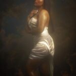 Mica Burton Instagram - it’s all in the details ☁️✨ photo: @emackphoto makeup: @dreronayne styling: @esodette