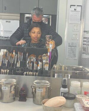 Mica Burton Instagram - ⚠️ PICARD SPOILER ALERT ⚠️

I just wanted to make an appreciation post for @hannyeisen and the Star Trek makeup team. This was my first time in full sfx in my professional career, and they all made the daily 3-4 hour process fly by! I also learned so much about adding depth to sfx makeup and felt so taken care of with hot towels and face masks after a long day in drying makeup. So here’s some snaps of my borgification! 💫📸