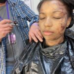 Mica Burton Instagram - ⚠️ PICARD SPOILER ALERT ⚠️ I just wanted to make an appreciation post for @hannyeisen and the Star Trek makeup team. This was my first time in full sfx in my professional career, and they all made the daily 3-4 hour process fly by! I also learned so much about adding depth to sfx makeup and felt so taken care of with hot towels and face masks after a long day in drying makeup. So here’s some snaps of my borgification! 💫📸