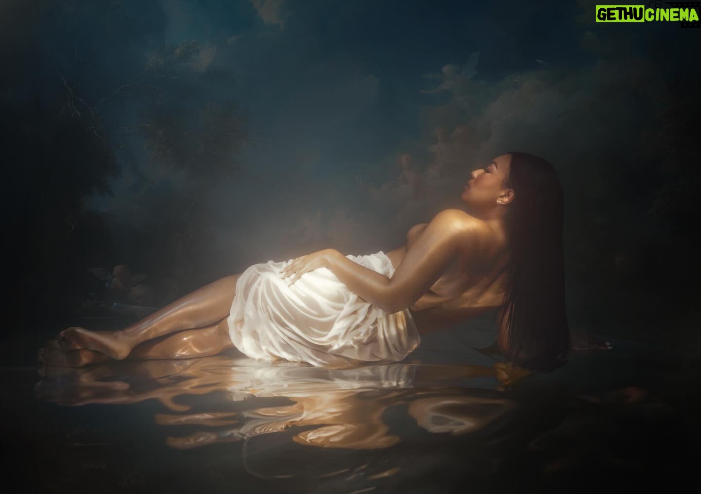 Mica Burton Instagram - It’s wild what a photoshoot making you look like a goddess can do for your self confidence 🤍 I cannot thank @emackphoto, @esodette, and @dreronayne for making me truly feel like Venus herself Styling: @esodette Photography: @emackphoto Makeup: @dreronayne