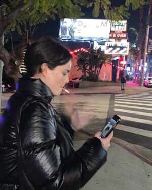 Micaela Wittman Instagram - swipe for what I was taking a picture of *I don’t smoke*
