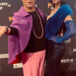 Micaela Schäfer Instagram - Was für ein wunderschöner Abend im @theaterdeswestens für die großartige Premiere von @kudamm59.dasmusical ❤️ Unbedingt anschauen und genießen! 💄 @chrisbaer.makeup 👗 @swingcollections