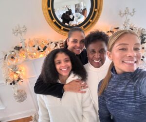Michael Michele Instagram - Three generations of women strong💪🏽💪🏽💪🏽
As women, we not only raise our own children if we’ve chosen to have them, but we also teach the next generation. Sometimes it’s a conversation, however, MOST of the time, it’s simply how we move through the world.
As women, we see & feel it all! We learn from the challenges of women before us. I’ll KEEP saying it until my last days: A woman will lift you up, feed you and direct your path, when others have stepped over you. 
March ON in all our empowered female glory!💪🏽💪🏽💪🏽💪🏽
I learned from the best! My mom!❤️🙏🏽