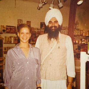 Michaela Angela Davis Instagram - Sat Nam Y’all! At 12 I started working, at 12 I decided to become vegetarian (was until my pregnancy - currently I cook with artisanal fatback) at 15, I was working at The Golden Temple Emporium on Wisconsin Ave not far from school @dukeellingtondc - it was run by American Seiks, who were primarily rudderless privileged white young folks searching..I did Kundalini yoga at sunrise and ate tofu a hundred ways with them #FirstJobs #FBF