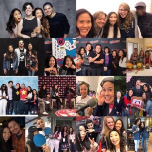 Michaela Dietz Instagram - there’s a korean proverb “like licking the outside of a watermelon...” these pics feature just 𝘴𝘰𝘮𝘦 of the #crewniverse, cast and team at @cartoonnetworkofficial who made SU such a relatable, dynamic and visually moving meeep morrrp. so while you tune into the finale today (7pm ET and 7pm PT) you can bawl your brains out BUT remember how much the show made you laugh and grow over the years, how it inspired you and connected you with others... also you can look at these pics and see the evolution of our hairstyles. I KNOW, RIOOGHT?! love to all and happy viewing today. i’ll be hopping onto twitter for CN’s #CNWatchParty at 3pm PT / 6pm ET and 6:45pm PT / 9:45pm ET! ⁣thanks for so many wonderful memories. i’ll always believe in steven!! xoxo #famethyst4life ⁣⁣
⁣
#stevenuniverse⁣⁣
#stevenuniversethemovie⁣⁣
#stevenuniversefuture⁣⁣
#fbf⁣ ⁣