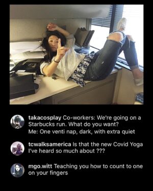 Michaela Dietz Instagram - LAMPIN’.⁣
⁣
scroll for fav captions and the weeeeiner! thanks to everyone who participated. lot of good ones in there- whittling down to finalists was challenging! love you guys.