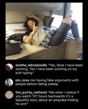 Michaela Dietz Instagram - LAMPIN’.⁣
⁣
scroll for fav captions and the weeeeiner! thanks to everyone who participated. lot of good ones in there- whittling down to finalists was challenging! love you guys.