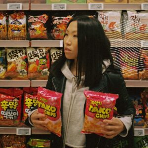 Michaela Dietz Instagram - i talked with @dalbrecht3 about the influence of physical place on my korean adoptee identity. of course i chose a k-town grocery store as my place. OF COURSE WE HAD A BASH IN THE CANDY AND SNACKERS AISLE!!
⁣
to learn more about my story - and the stories of 10 other korean adoptees, please consider donating to the kickstarter for PLACED, an immersive exhibit and book! LINK IN BIO! i really hope this project gets funded and sees the light. bc guys! with so much ugliness in the world rn, isn’t community and its diversity worth celebrating?! thank you so much for helping to amplify asian american voices! ⁣
⁣
ps. #adopteesunite!