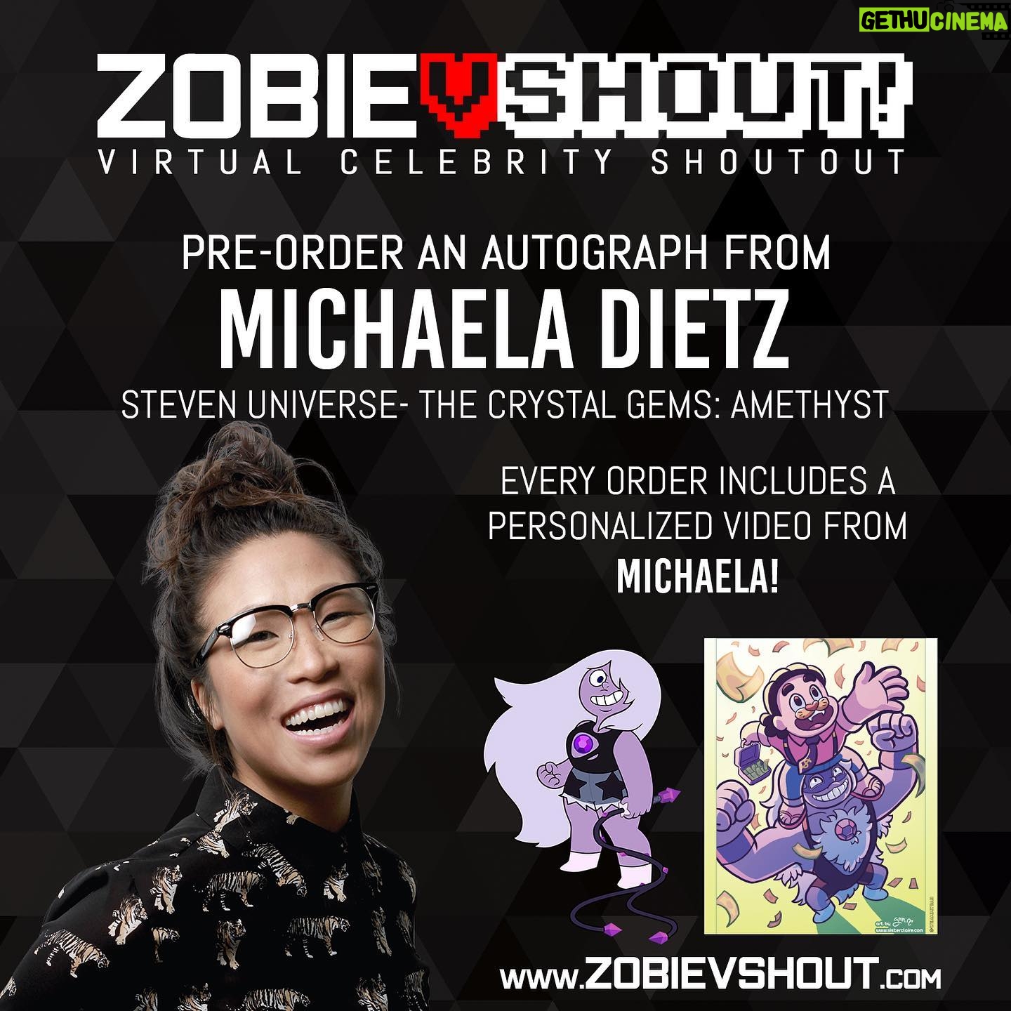 Michaela Dietz - 8.4K Likes - NO lines, NO rando body odor, NO con crud! YES signings! YES videos! YES #famethyst4life! link in bio!
https://shopzobie.com/collections/zobie-vshout/products/michaela-dietz-official-zobie-vshout-autograph-pre-order
exclusive tiger millionaire / purple puma print by the talented @yamino666