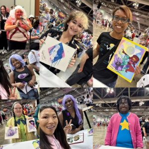 Michaela Dietz Instagram - i keep thinking about shreveport! and bossier! and the red river! the enthusiasm! and heartfelt stories! impressive cosplay! and your ART! written, painted, molded and sewn - sketched and sang and danced with such passion. thank you for a wonderful visit @geekdconshreveport! i’ll be back soon mmkay?! gotta drain some more of those famous @ernestorleans crab claws. xoxo  ps. lot more friends featured in the highlight reel