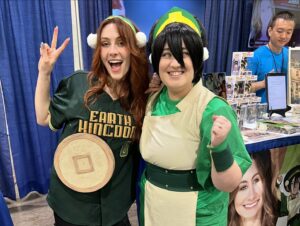Michaela Jill Murphy Instagram - thank you for a great weekend @rianimecon!! Happy pride, happy Father’s Day, happy anime weekend 🥳 thank you, as always, for having me and the avatar crew out 💚 
.
@rianimecon @comicconbyar 
.
#avatar #atla #rianimecon #anime #thelastairbender #cosplay #funkopops