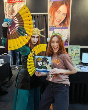 Michaela Jill Murphy Instagram - @heroesmadeinasia….y’all are awesome. The dedication to cosplay this weekend was unparalleled, I know I only caught like a third of you from the meetup but guys you all looked AWESOME. Wooo Netherlands Avatar love!!!
.
If you see yourself in the post, tag yourself below!!! 🫡
.
This is my first international con!!! I am so grateful and honored that the atla love is worldwide; headed to Amsterdam tomorrow to do some more exploring. Thank you thank you, hope to see more of you guys abroad at some point!! 🩵🩵
.
#heroesmadeinasia #netherlands #avatar #convention #toph #beifong #cosplay #guest #funkopops #autographs