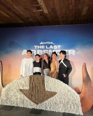 Michaela Jill Murphy Instagram - grateful. honored. happy. 🩵
.
Thank you @avatarnetflix for inviting me to celebrate this wonderful cast and crew! Thank you Mike and Bryan for building this beautiful universe that has inspired and employed so many, and given opportunity to those who might not have otherwise had a voice. May the Avatar love continue to grow. Honored to celebrate you all, thank you again and always 🩵
.
Thank you to my agent @cesdvoiceover @agentmelissabb for joining me 🤗 She repped me back when I booked Avatar; crazy it’s been almost 20 years!!
.
Hair: the lovely @e.sinclaiir 🎀
.
Makeup/styling: me 😘 
(@prada bralette, @abercrombie mesh button down, handmade Lady Godiva Designs skirt, @ralphlauren vintage boots circa 2002) 
.
#atla #avatar #toph #beifong #earthbender #premiere #liveaction #animation #originalcast #netflix #thelastairbender #aang #sokka #katara #zuko #mai #tylee #ozai #uncleiroh