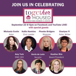 Michaela Conlin Instagram - I’m so honored to be a part of celebrating @dwcweb’s Together Housed campaign. 

Please join us Wed Sept 23 at 6pm PST on YouTube Live and Facebook as we discuss @dwcweb’s incredible work to end homelessness for women in greater Los Angeles through housing, wellness, employment and advocacy. You can also hear about their online auction to support #TogetherHoused!

YouTube Live 
Facebook.com/DWCweb

✨✨✨✨✨