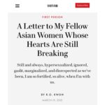 Michaela Conlin Instagram - Some pieces worth reading and ways to help. #stopasianhate #stopaapihate Enough is enough ❤️❤️