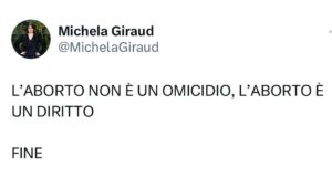 Michela Giraud Instagram - Scusate è Domenica anche per me e mi sono svegliata tardi, volevo un momento però ripassare le basi.
.
.
.
#aborto #diritto