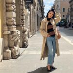 Michela Quattrociocche Instagram - Finalmente un po’ di sole ☀️❤️ @barbour #barbourmodernheritage #wpstore @wpstore.it @domenicozambelli