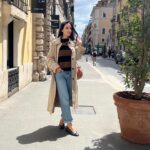 Michela Quattrociocche Instagram - Finalmente un po’ di sole ☀️❤️ @barbour #barbourmodernheritage #wpstore @wpstore.it @domenicozambelli