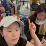 Michele Selene Ang Instagram - I lied. There was an empty row and I ran down the aisle stole it. 🤷🏻‍♀️🤭 #travel #jakarta #family #indonesia #japan #explore