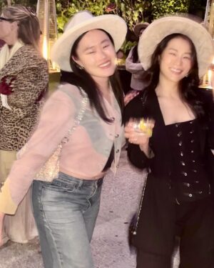 Michele Selene Ang Instagram - Cowboy Selene 🤠🤠🤠 thanks for letting me tag along @arden_cho! (guess what we were talking about, last slide)