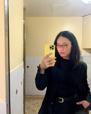 Michele Selene Ang Instagram - realized my going out aesthetic is always “mean bat lady”….but I’ll take it 🦇🦇🦇