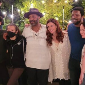 Michelle Harrison Instagram - I love these people. So many old friendships that were literally reunited in this film. So grateful...❤️ @reunitingmovie #JesseLMartin @lauraadkin @stirlingbancroft @therogercross @bronwenrules @carmenmoore1 @davidjlewis11