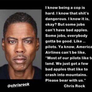 Michelle Hurd Instagram - We can't have bad Apples that carry guns AND a badge. Full stop. There are already to many bad apples that carry guns without badges. We need law enforcement to Do Better.