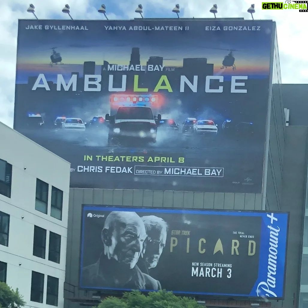 Michelle Hurd - 1.3K Likes - It's not every day the movie your husband is in gets a billboard next to the one for the TV show YOU'RE on!
Kind of fun, right !?!?
So proud of you @garretdillahunt ❤🖖🏾🥰