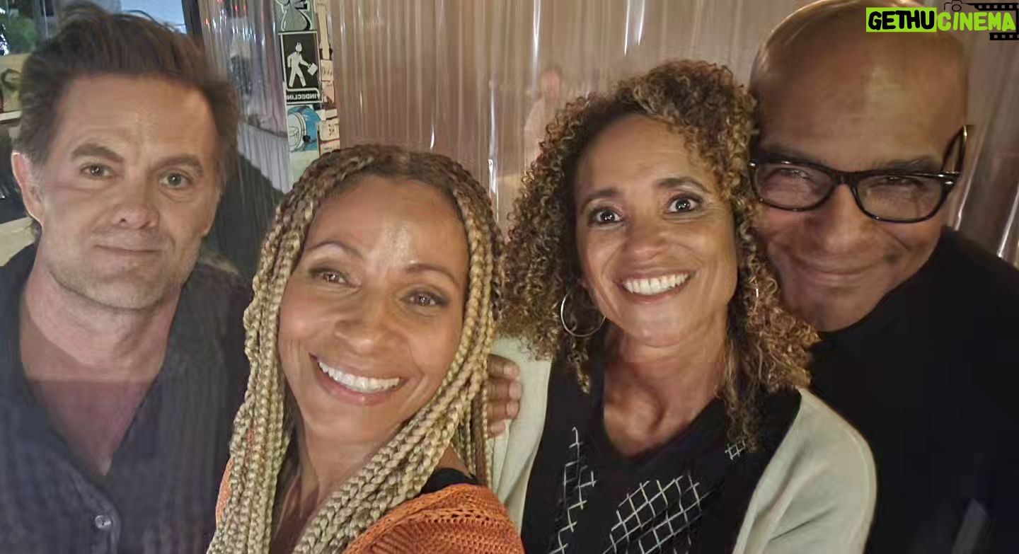 Michelle Hurd - 3.6K Likes - Such a lovely dinner with this fine group. I seriously LOVE everyone in this photo!!❤️😊❤️😘