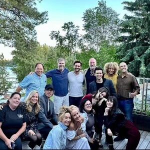Michelle Hurd Instagram - This delicious group of people introduced this special place,  Polson Montana, to me, and it  has changed my life for the better. Oh, how i love you, Polson! And to this cast and crew, this loving family,  I'm so proud of the film we've made. So much love.