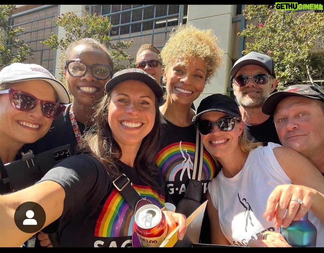 Michelle Hurd - 2.4K Likes - The energy, inspiration, and power we feel when we picket together , is priceless!! Grateful for these wonderful people and ALL our Union sisters and brothers on the line! #Unionstrong @sagaftra ❤️✊🏾🥰💪🏾