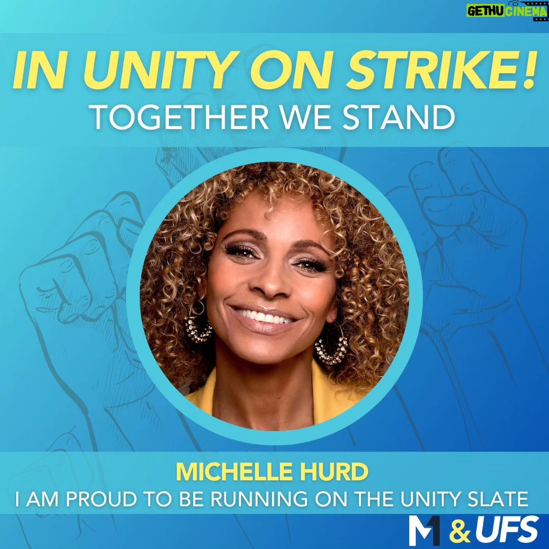 Michelle Hurd - 3K Likes - I'm proud to be running again for SAG-AFTRA National Board Member and Delegate. I will continue to fight for our rights to make a living as actors. I will always be a strong voice and advocate for POC,LGBTQ, AAPI, PWD, and the Nuerodiverse community.
If you are a SAG-AFTRA member, I would truly appreciate your vote and the opportunity to fight for you! #unionstrong #UnityTicket @sagaftra 😊💪🏾❤️🙏🏾