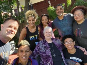 Michelle Hurd Instagram - Happy Mother's Day ❤️ eveeyone!  I am so very thankful and grateful to this amazing mothereveryone! We Love you so much. You are our core. Our heart
Our inspiration to be bold brave, kind, and loving. Thanks for being my Mom💜🥰💜🙌🏾💜🙏🏾💜💐💜😘