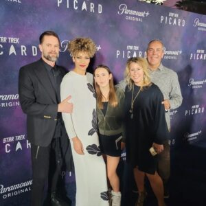 Michelle Hurd Instagram - The night wouldn't have been half as fun without these beautiful souls by my side. My fabulous husband @garretdillahunt , my two best friends @kristyfocusfishbeauvais and Paul Beauvais, and my youngest goddaughter @brodiebeauvais 
 Love you all so much! Thanks for making this night perfect!❤️🥰🖖🏾