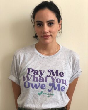 Michelle Veintimilla Instagram - I’m a little bit late, but October 21 was Latina Women’s Equal Pay Day. It’s the day that marked the amount of time Latina women needed to work this year to catch up to what white, non-Hispanic men made last year alone. Oof. #paymewhatyouoweme  #paguenmeloquemedeben