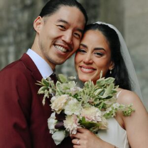Michelle Veintimilla Instagram - Many prayers were answered this year 🥲 Grounded in gratitude as we turn the page. 

Wishing everyone peace, love, and clarity in the new year ✨

I love being your wife @edru00 ❤️