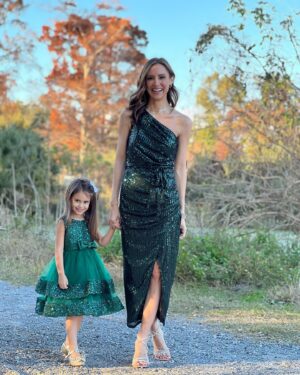Michelle West Instagram - Happy New Year from Team West! Resolutions or not, may your 2024 be prosperous, productive, ambitious, and full new, beautiful memories that will last a lifetime! Here’s to our best year yet! 

To shop mine and Charli’s looks:
- tap the link in my bio then tap the “everything linked here” tab. 
- Follow my shop @themichellewest on the @shop.LTK app to shop this post and get my exclusive app-only content!
- copy and paste this link into your browser -
https://liketk.it/4rJKi 

#teamwest #ltkfamily #MommyAndMe #mommyandmedresses #FamilyMatching #PositiveFamily #sequindress #liketkit