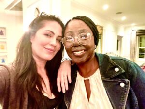 Michelle Borth Instagram - BTS filming with the incredible Hanifa Nakiryowa. Women’s rights activist, philanthropist, mentor, SDG5 Advocate, TEDx Speaker, and inspirational warrior.

#withoutxfilms #femalefilmmakers #gbv #behindthescenes #genderbasedviolenceawareness #genderviolence #sisterhood #losangeles #filmcrew #womenfounded #documentary #powerfulwomen #raisingawareness #breakthesilence #strongwomen #storytellers #acidattacks #unmuted