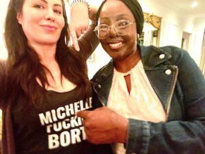 Michelle Borth Instagram - BTS filming with the incredible Hanifa Nakiryowa. Women’s rights activist, philanthropist, mentor, SDG5 Advocate, TEDx Speaker, and inspirational warrior.

#withoutxfilms #femalefilmmakers #gbv #behindthescenes #genderbasedviolenceawareness #genderviolence #sisterhood #losangeles #filmcrew #womenfounded #documentary #powerfulwomen #raisingawareness #breakthesilence #strongwomen #storytellers #acidattacks #unmuted